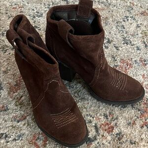 Kensie Girl Brown Ankle Boots